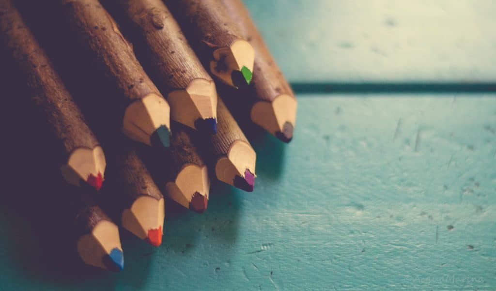 Color pencils - graphic design in rockford