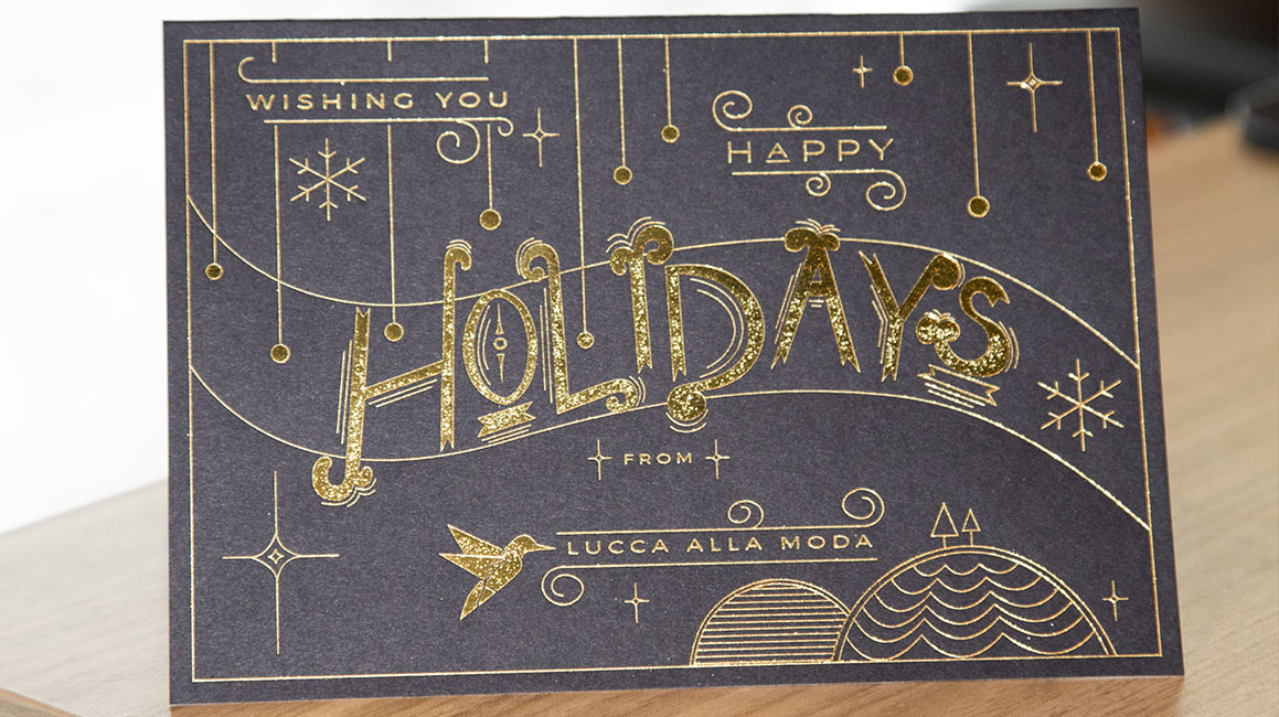 custom designed holiday cards
