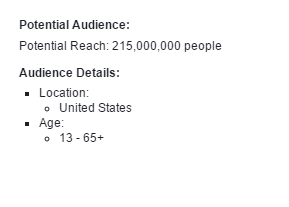 facebook audience