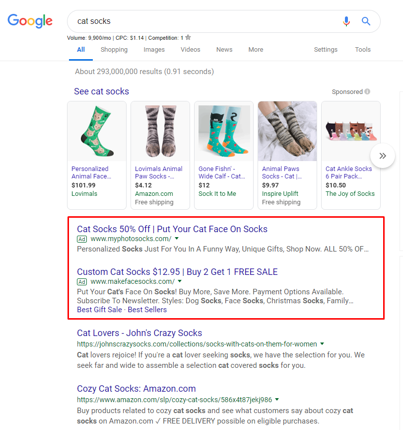 google search ads - Types of Google Ads