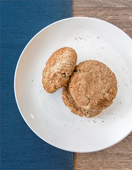 Cookies on plate