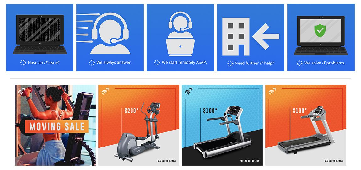 storyboard carousel ad set