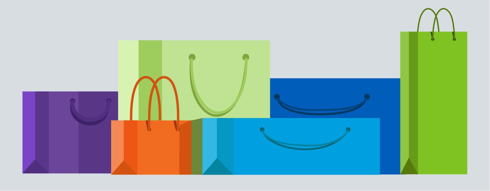 eCommerce Black Friday Shopping Bags, Web Development Rockford, PPC Management