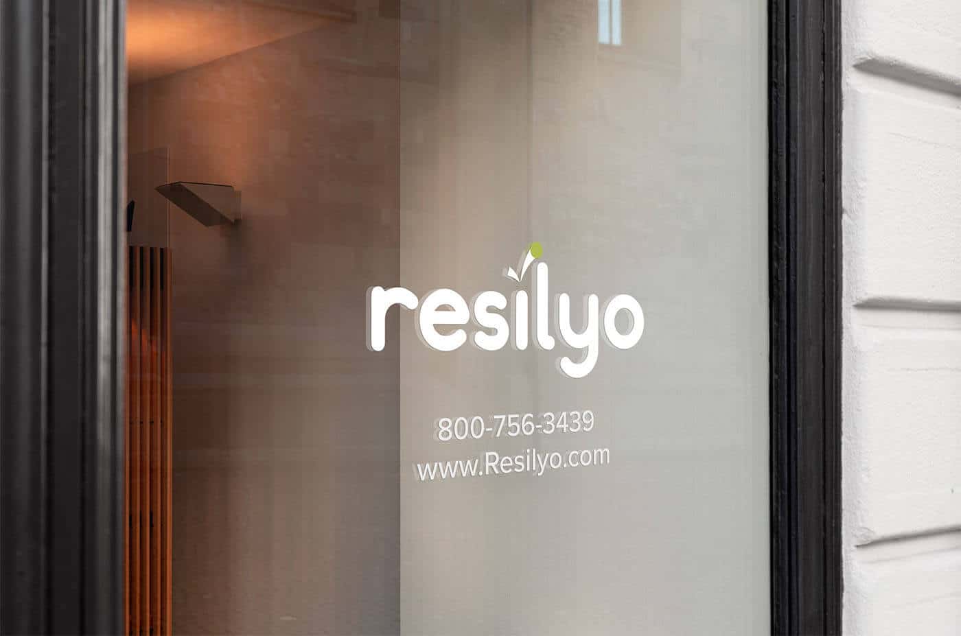 resilyo door graphic - logo design agency