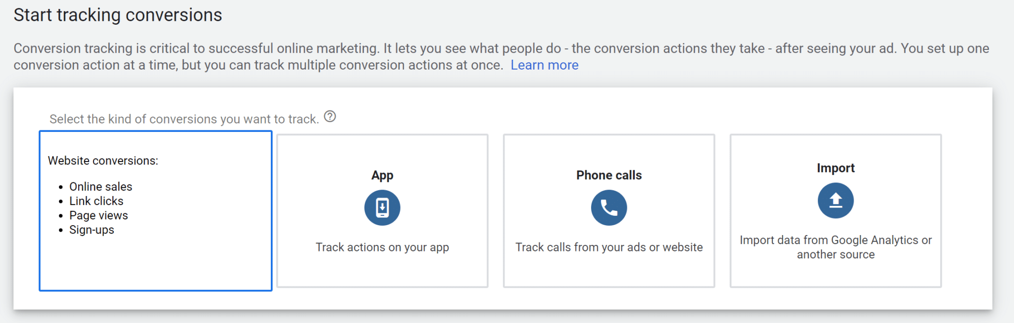 Google Ads Conversion Tracking