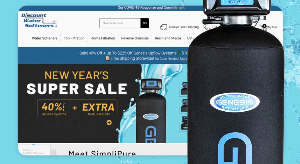 discount water softeners case study - digital marketing agency rockford, Web Development Rockford, PPC Management