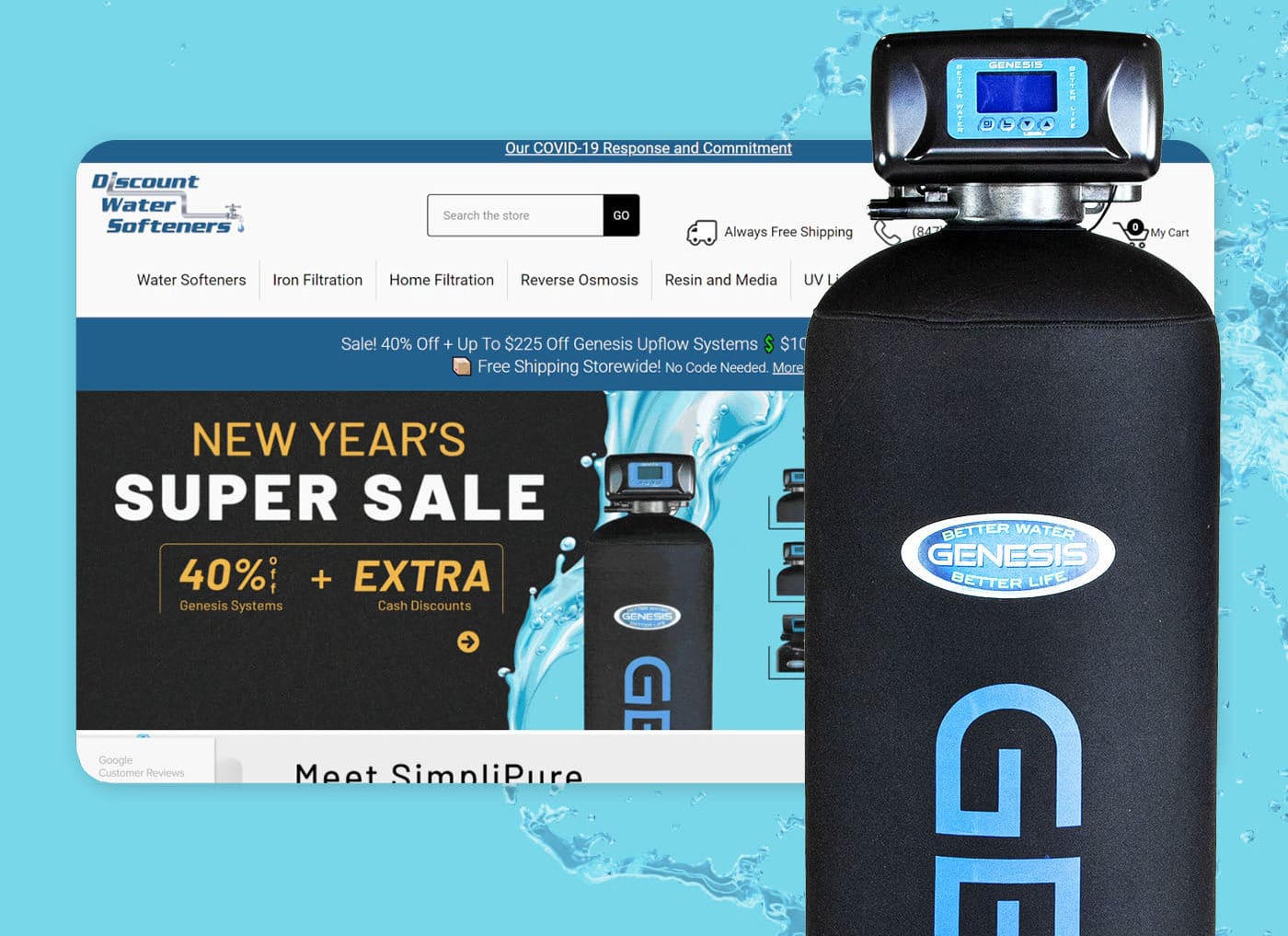 discount water softeners case study - digital marketing agency rockford, Web Development Rockford, PPC Management