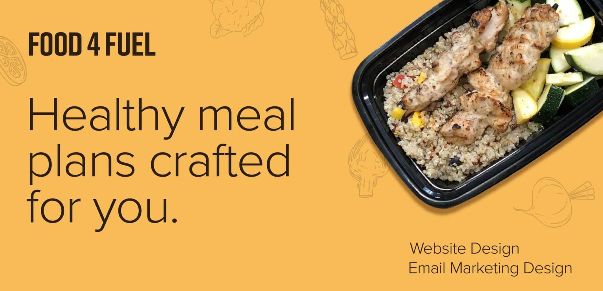 food4fuel - healthy meal plans crafted for you, Web Development Rockford, PPC Management