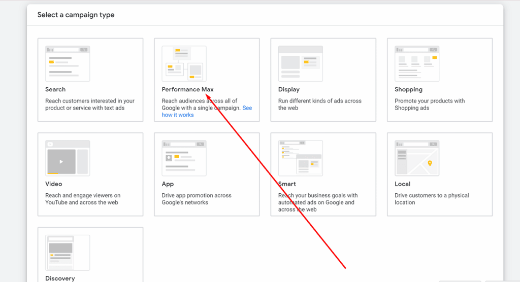 performance max campaign - google ads